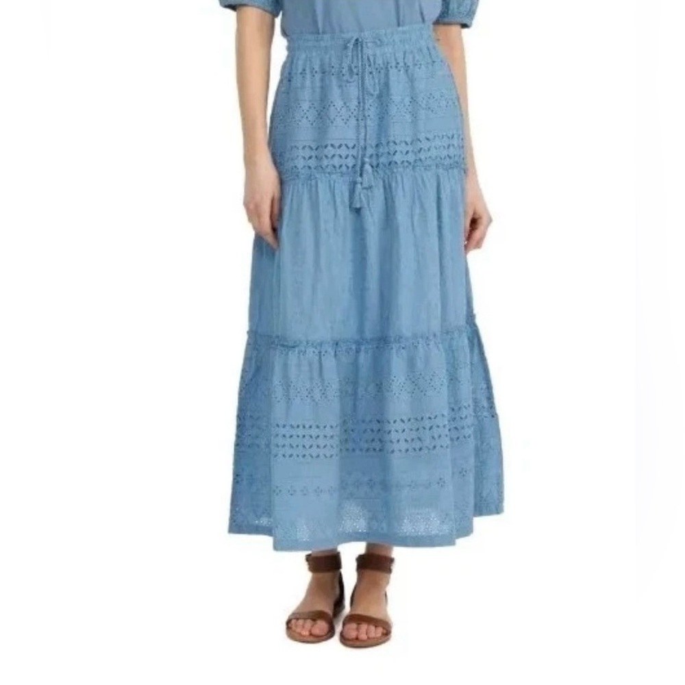 Mexx Light Blue Maxi Skirt